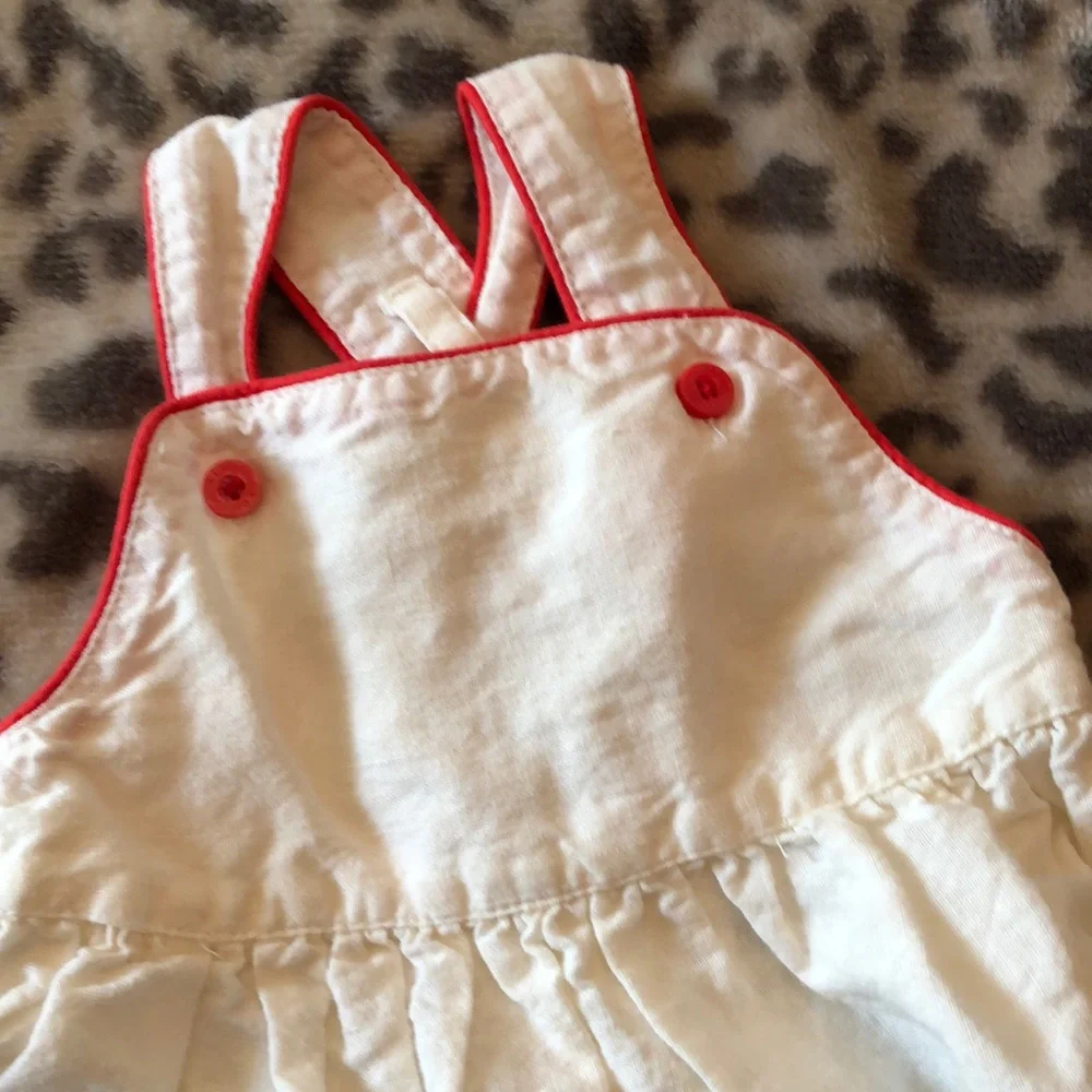 babyGap Linen Blend Cross Back Dress 0-3 months